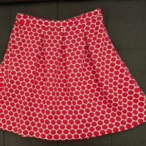 Boden Dot Mini Circle Knit Skirt size 6